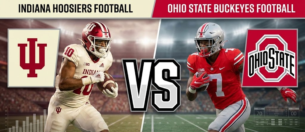 Indiana Hoosiers vs Ohio State Buckeyes Football Stats