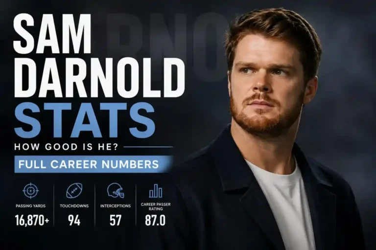 Sam Darnold Stats