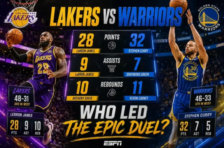 Lakers vs Golden State Warriors
