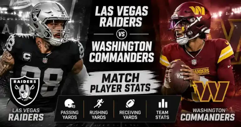 Las Vegas Raiders vs Washington Commanders