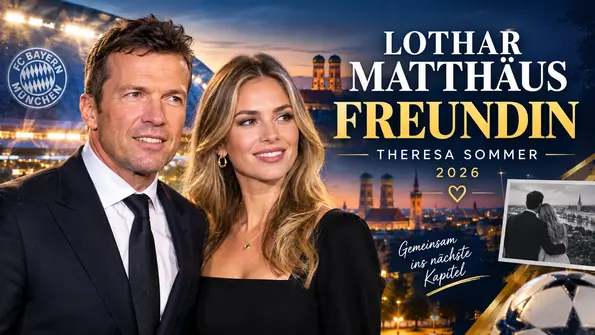 Lothar Matthäus mit seiner Freundin Theresa Sommer